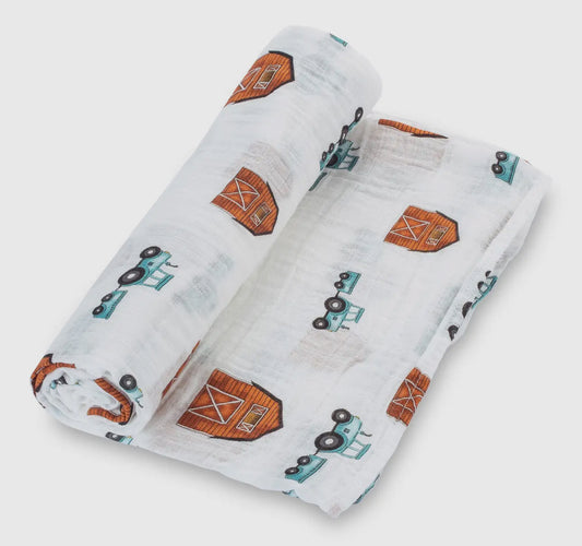 How We Roll Baby Muslin Swaddle