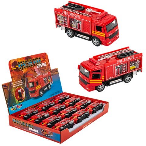 Pull Back Fire Engine Rescue