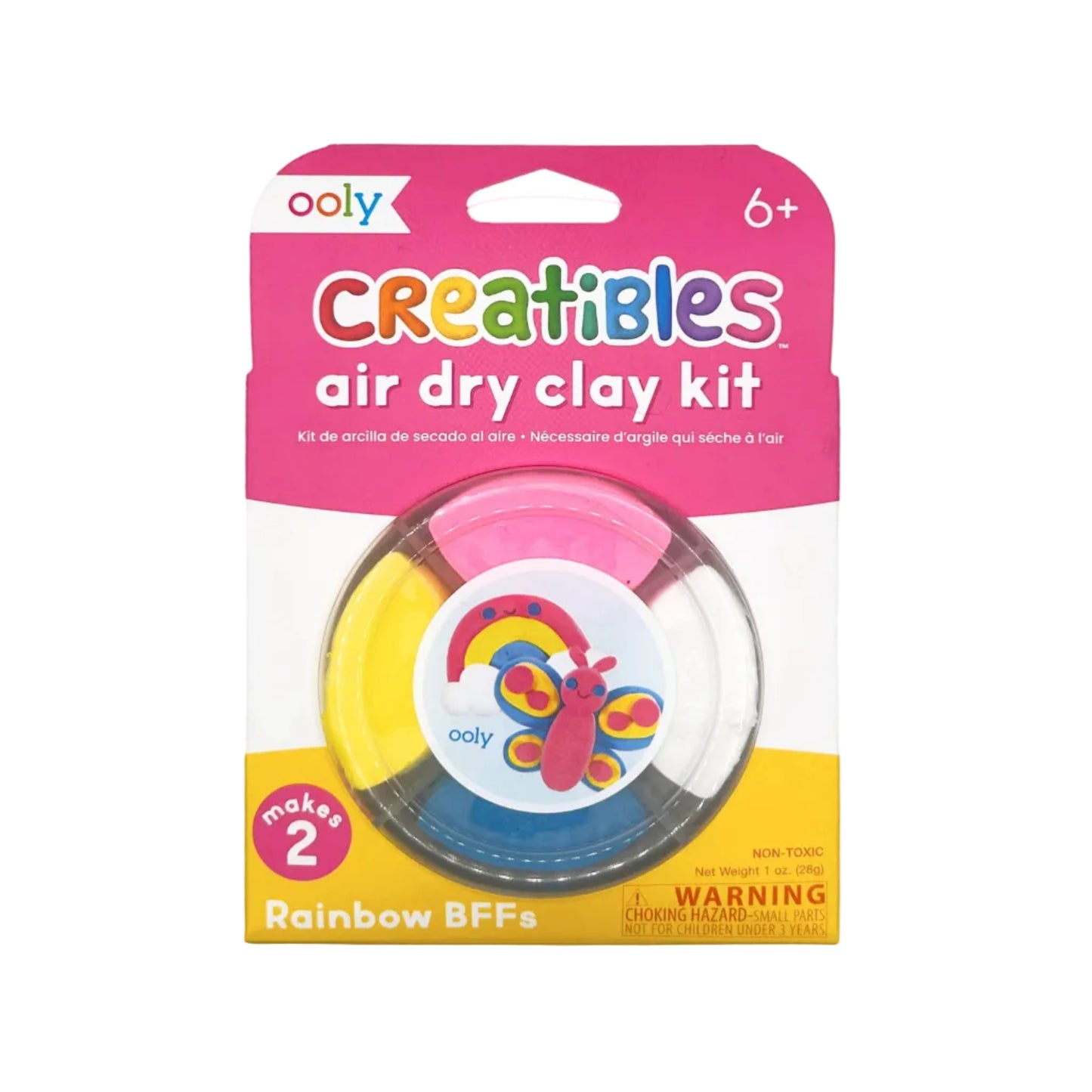 Creatibles Air Dry Clay Kit - Rainbow Pals