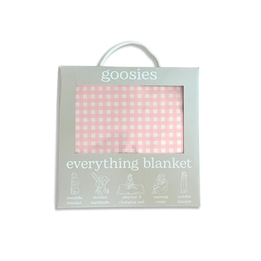 Pink Gingham Everything Blanket