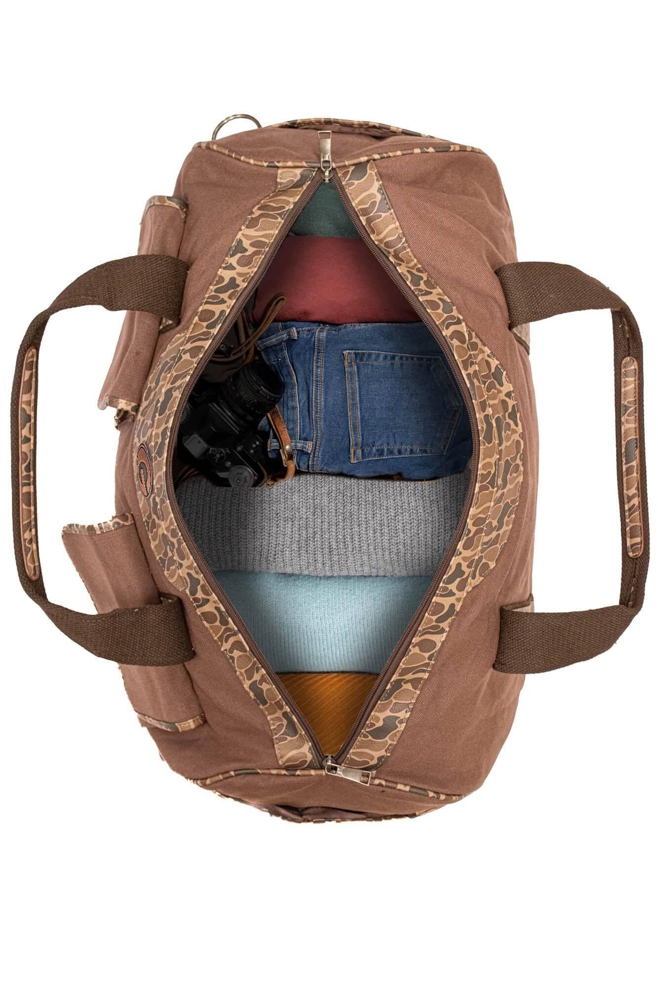 Georgia Bulldogs Camo Canvas Weekender Bag