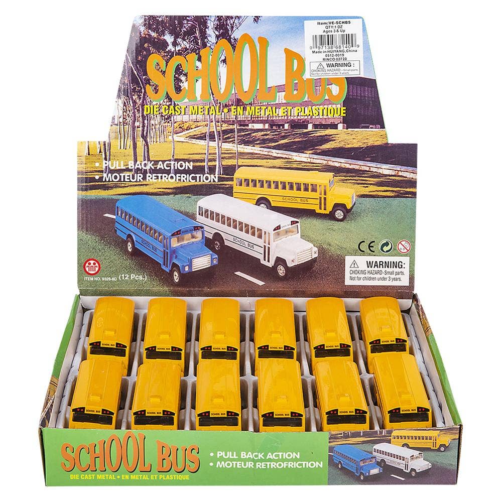 Pull Back School Bus