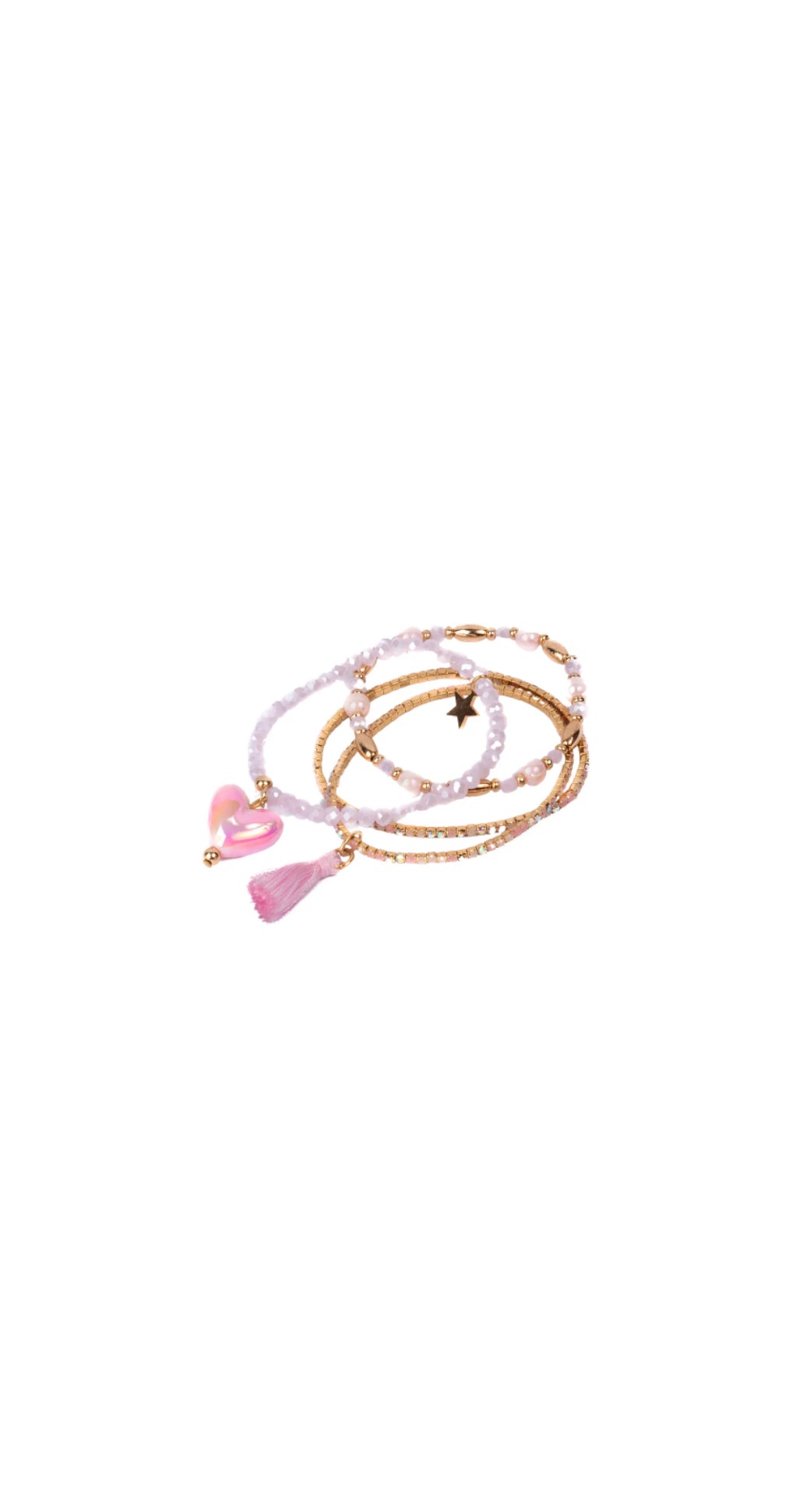 Boutique Luminescent Love Bracelet Set, 4pc