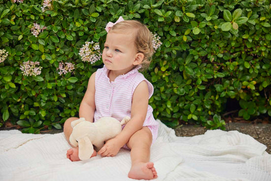 Sleeveless Hastings Bubble - Light Pink Stripe