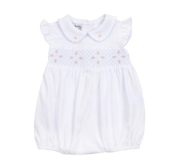 Charlotte's Classics Smocked Bubble - Sky Blue