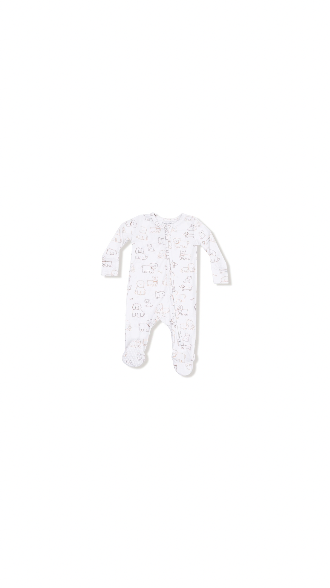Neutral Pups - 2 Way Zipper Back Footie