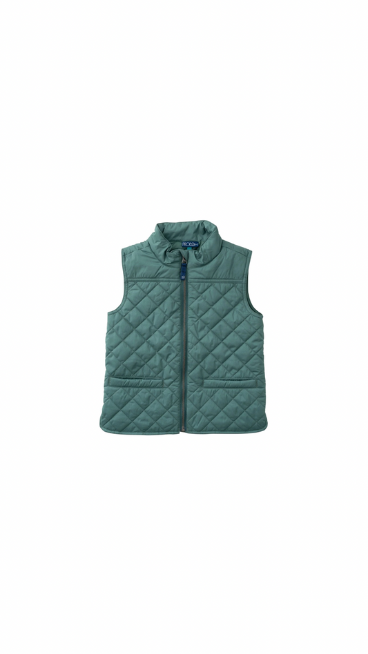 Kids PRO Quilted Vest Smoke Pine