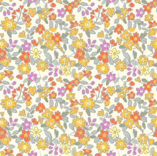 Sophia Dress - Autumn Blooming