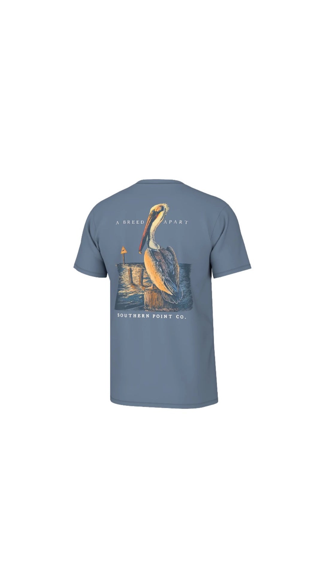 Youth Pelican Pier Short Sleeve Tee Captain's Blue