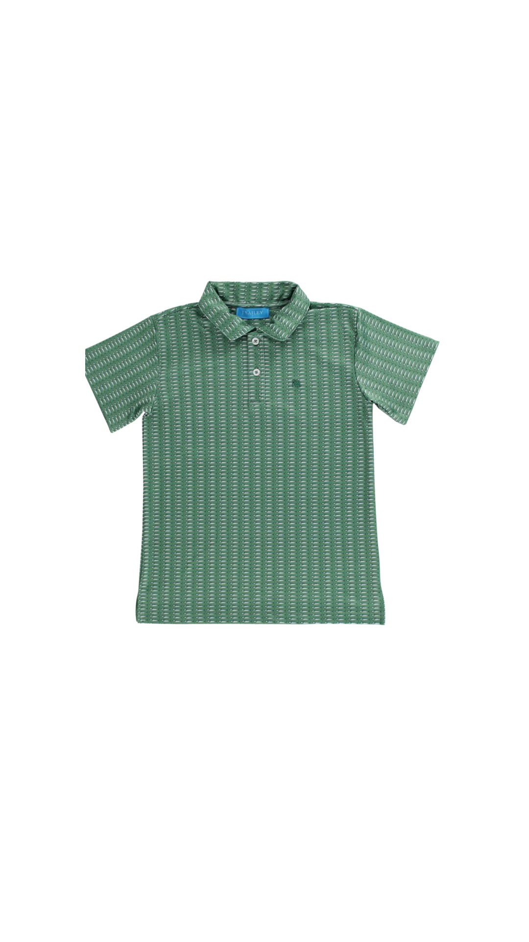 Performance Henry Short Sleeve Fish on Green Polo