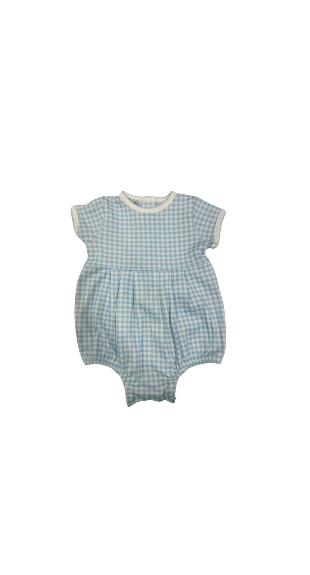 Mini Checks Boy Bubble Light Blue