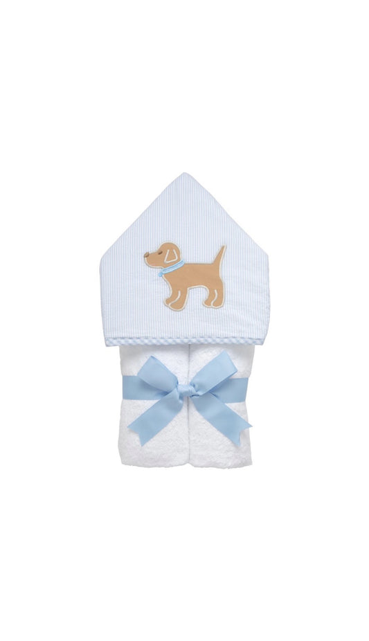 Puppy Everykid Towel, Blue