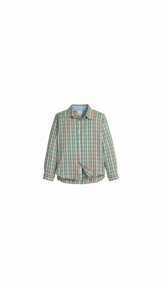 Button Down Shirt - Mistletoe Tartan