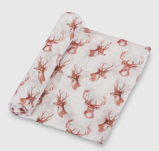 Oh Deer Baby Muslin Swaddle