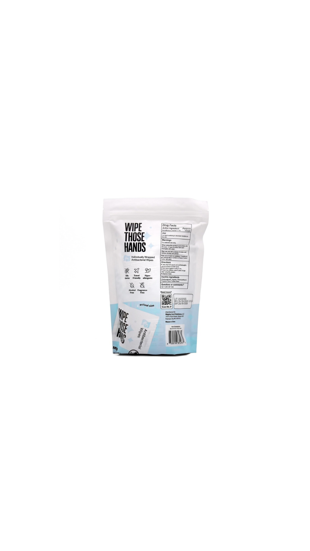 Mighty Good Wipe Those Hands Individual Wipes - 30 count