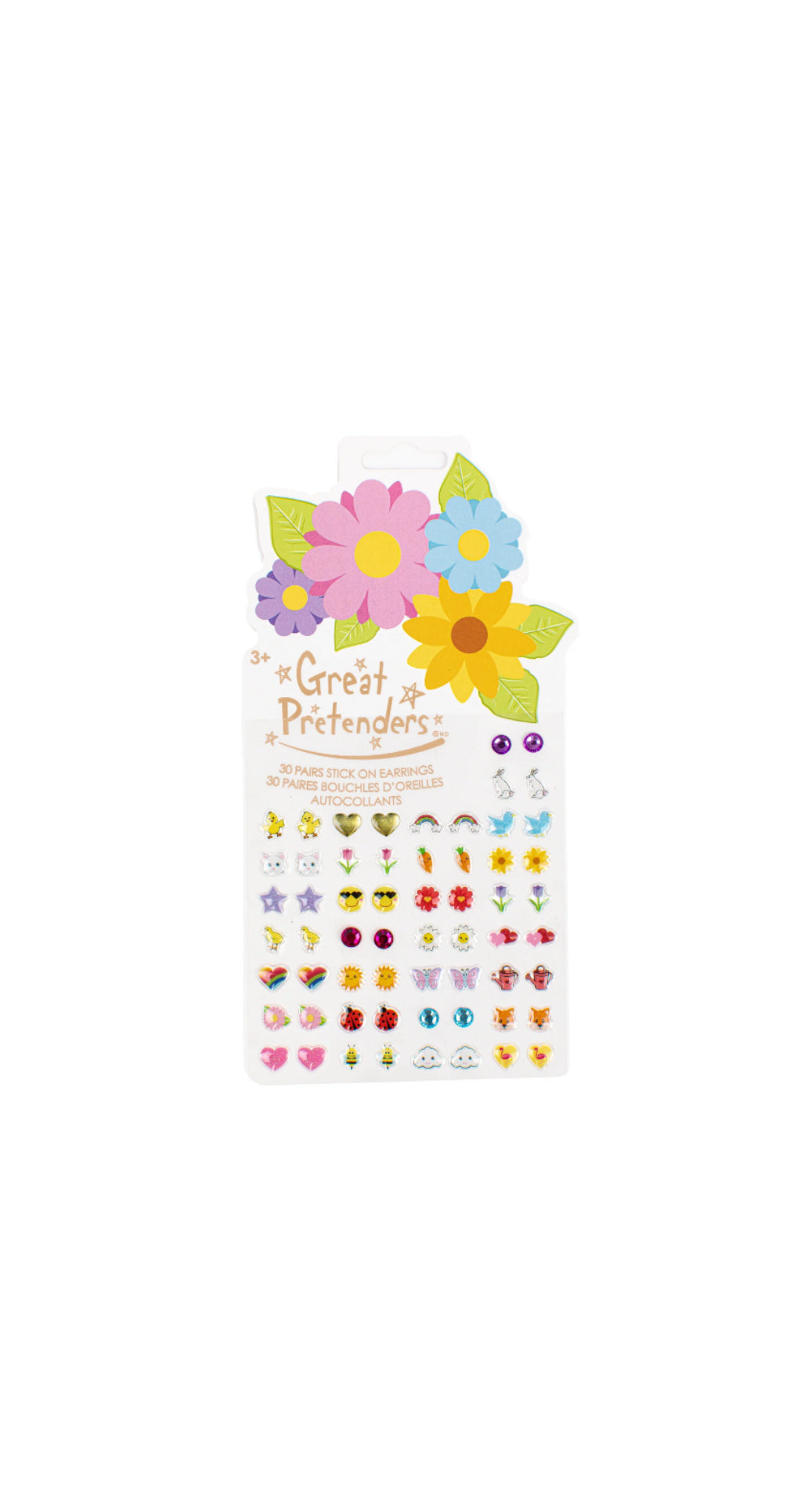 Spring Sticker Earrings, 30 pairs