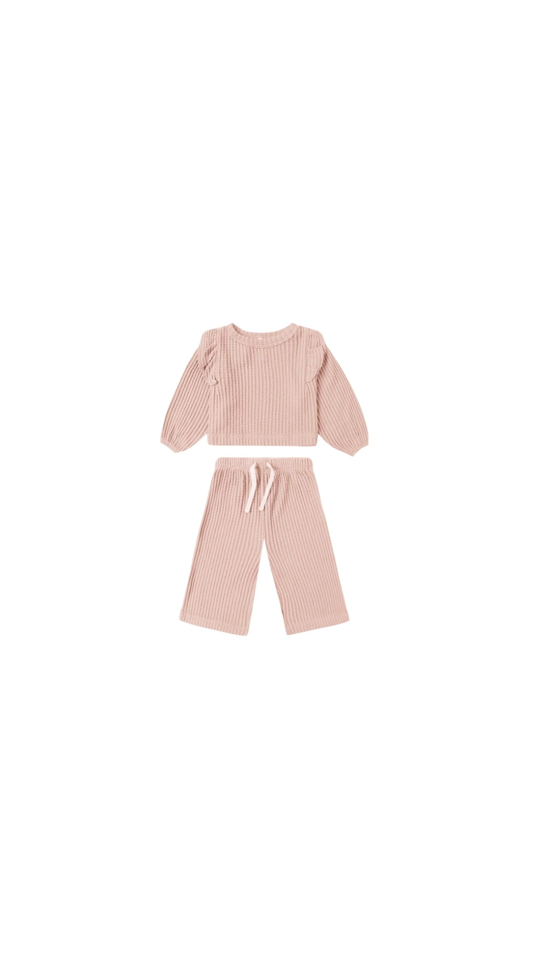Ruffle Cozy Set Rose