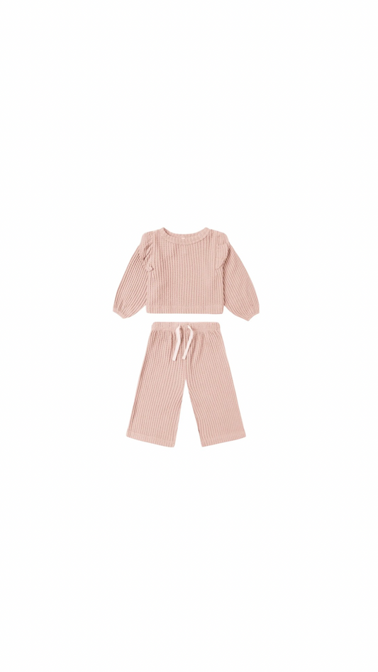 Ruffle Cozy Set Rose
