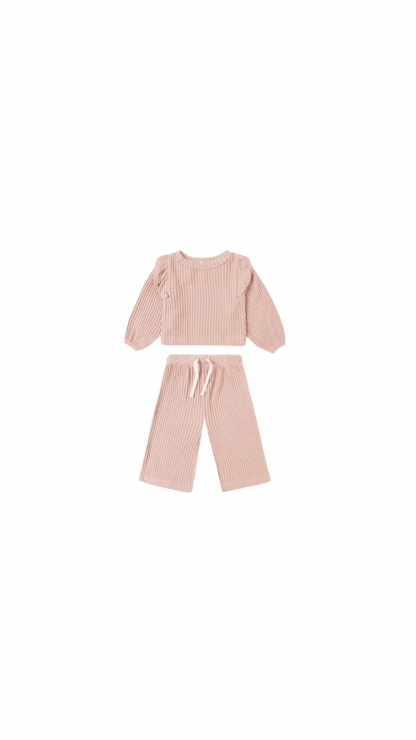 Ruffle Cozy Set Rose