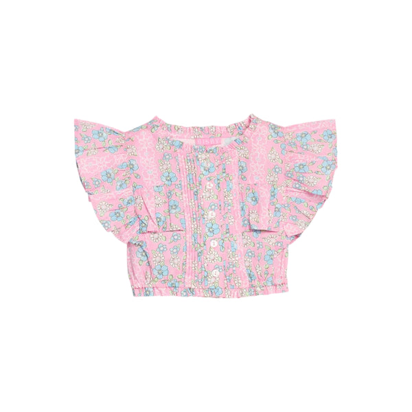 Annie Top- Spring Marguerite Floral