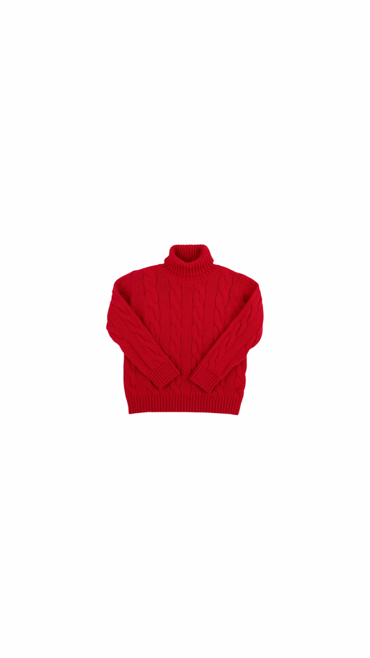 Townsend Turtleneck Sweater Richmond Red