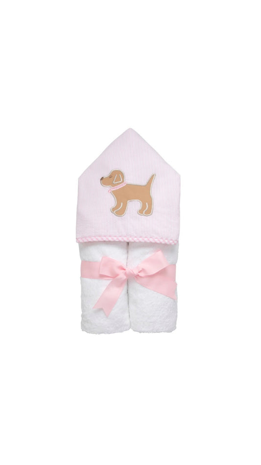 Puppy Everykid Towel, Pink