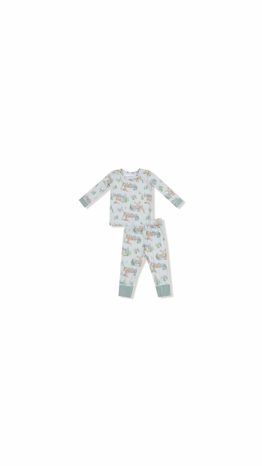 Buck Deer Long Sleeve Loungewear Set