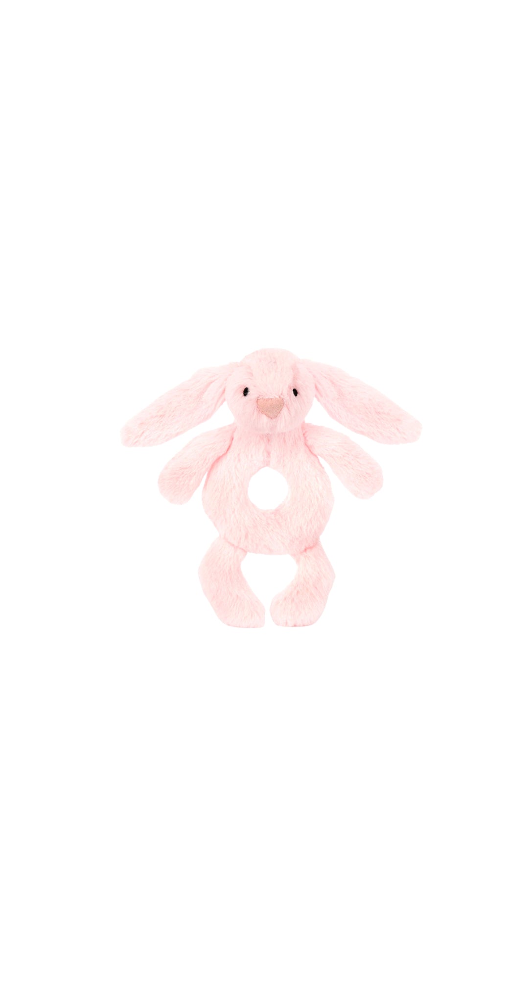 Pink Bunny Ring Rattle