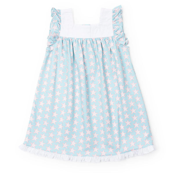 Caroline Girls' Dress - Seaside Starfish