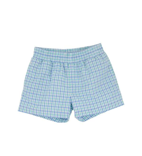 Sheffield Shorts Sunrise Blvd Blue & Turks Teal Chandler Check/Sunrise Blvd Blue