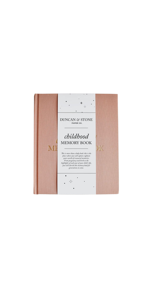 Baby Memory Book For New Mom Gift | Baby Photo Album Rose Gold