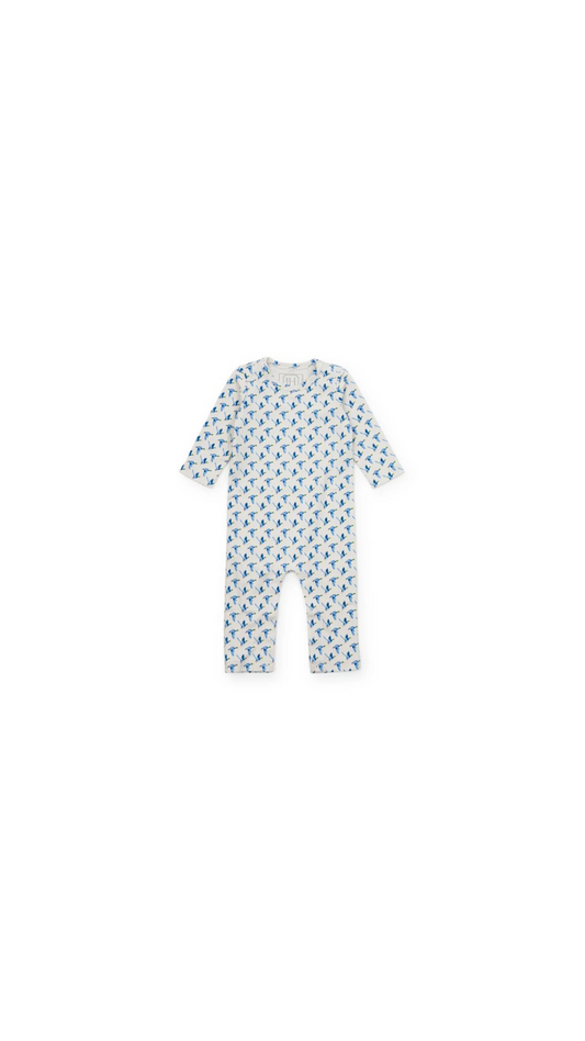 Thompson Boys' Pima Cotton Romper - Mallard Ducks