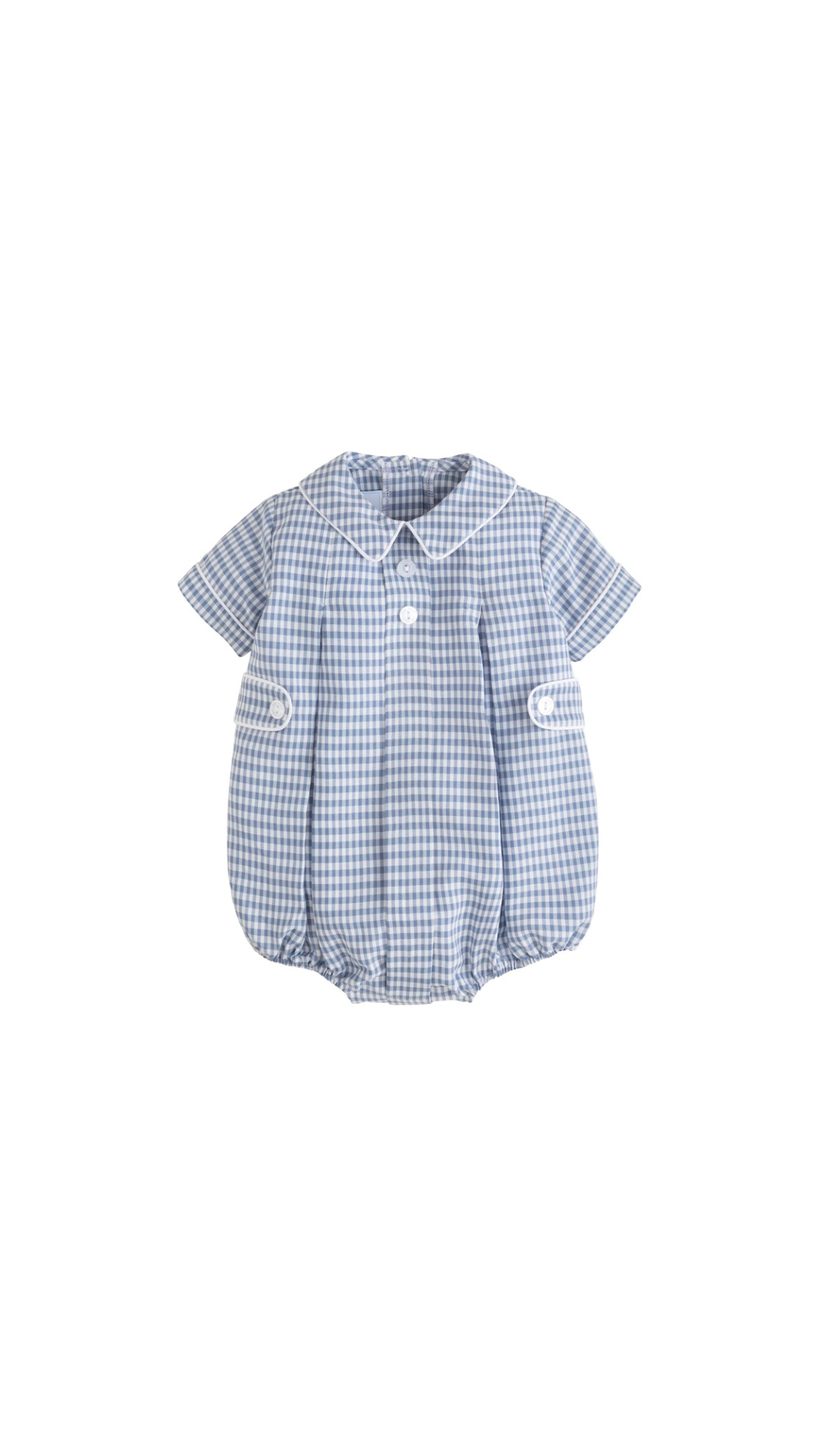 Davant Bubble - Gray Blue Gingham