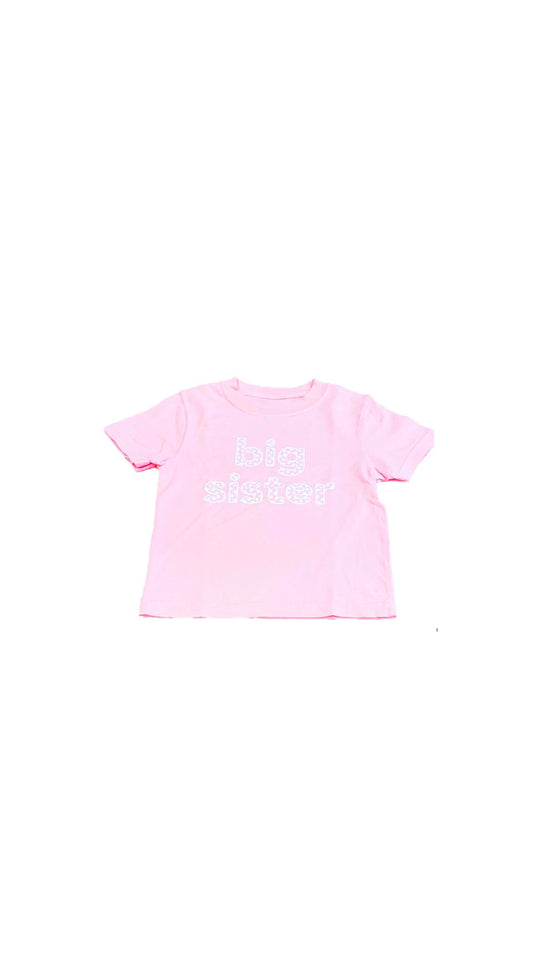 Short Sleeve Light Pink Big Sister T-Shirt