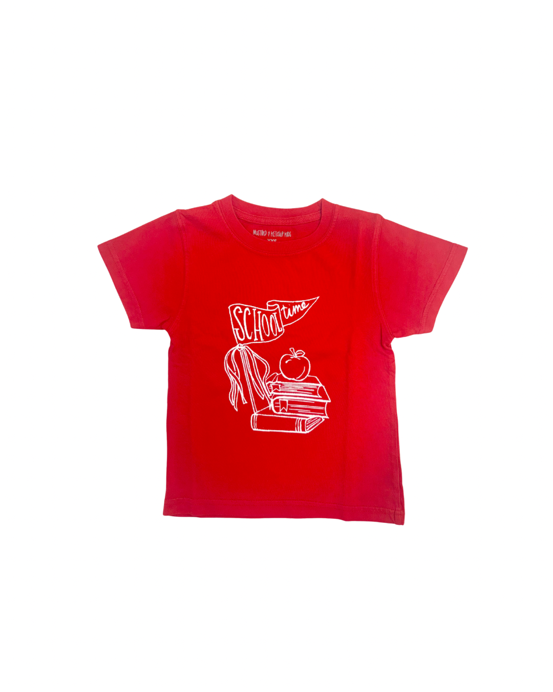 Short Sleeve Red School Time T-Shirt