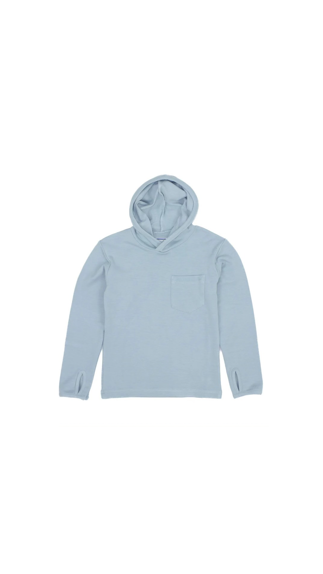 Boys Shoreline Hoodie Long Sleeve Light Blue