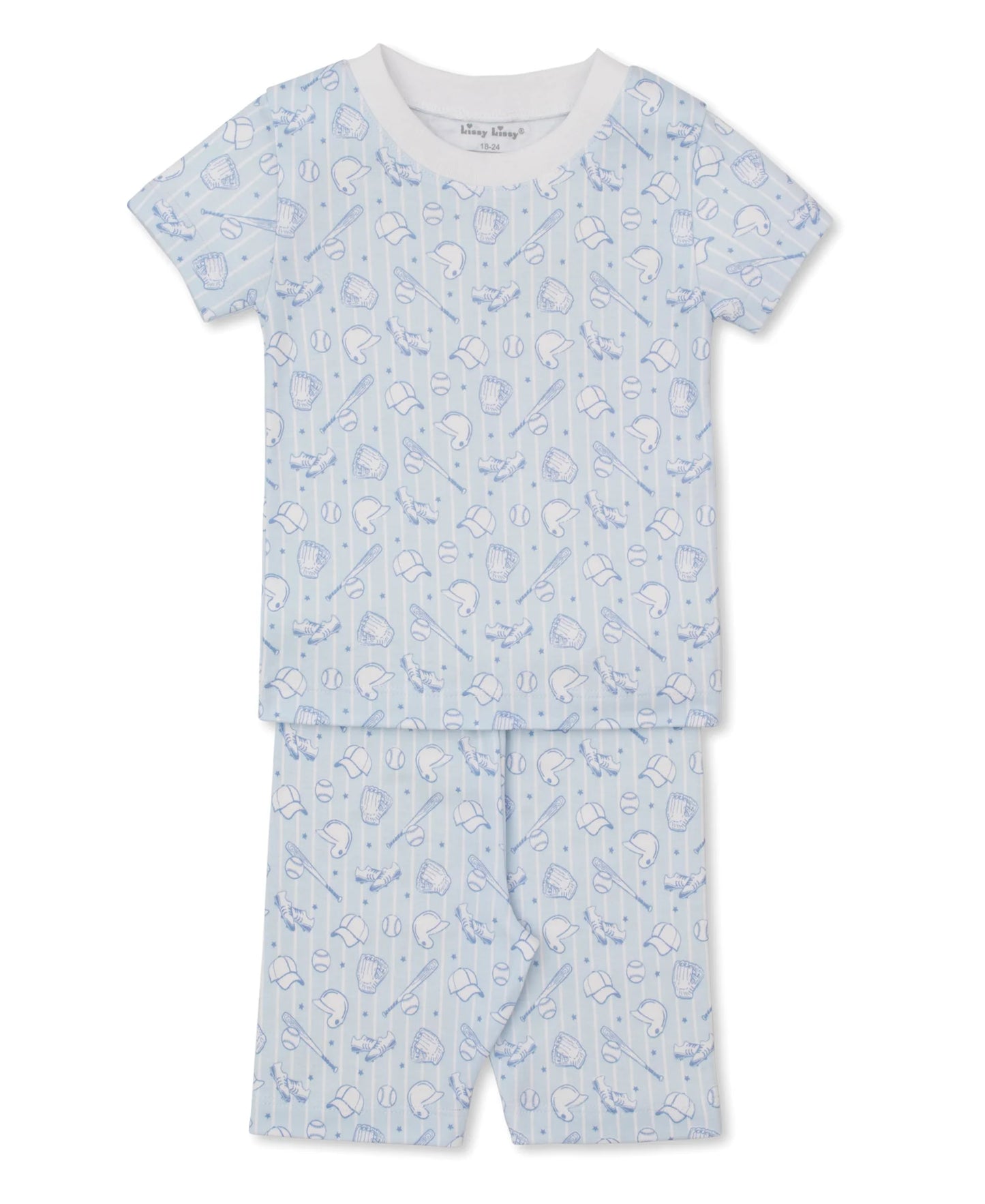 Backyard Baseball Toddler Short Pajama Set