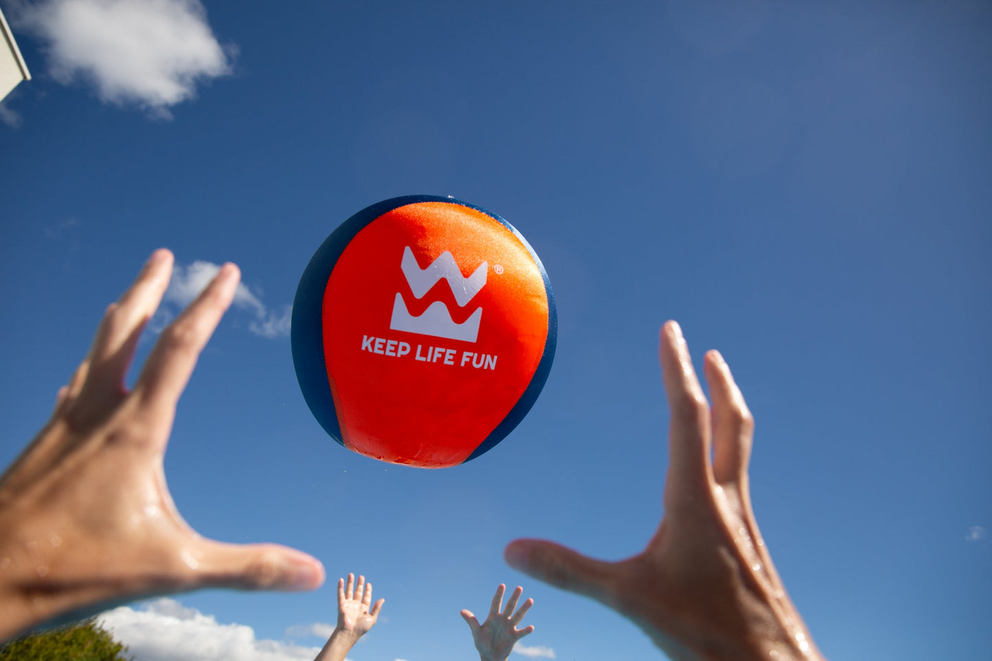 14" Deluxe Beach Ball Orange