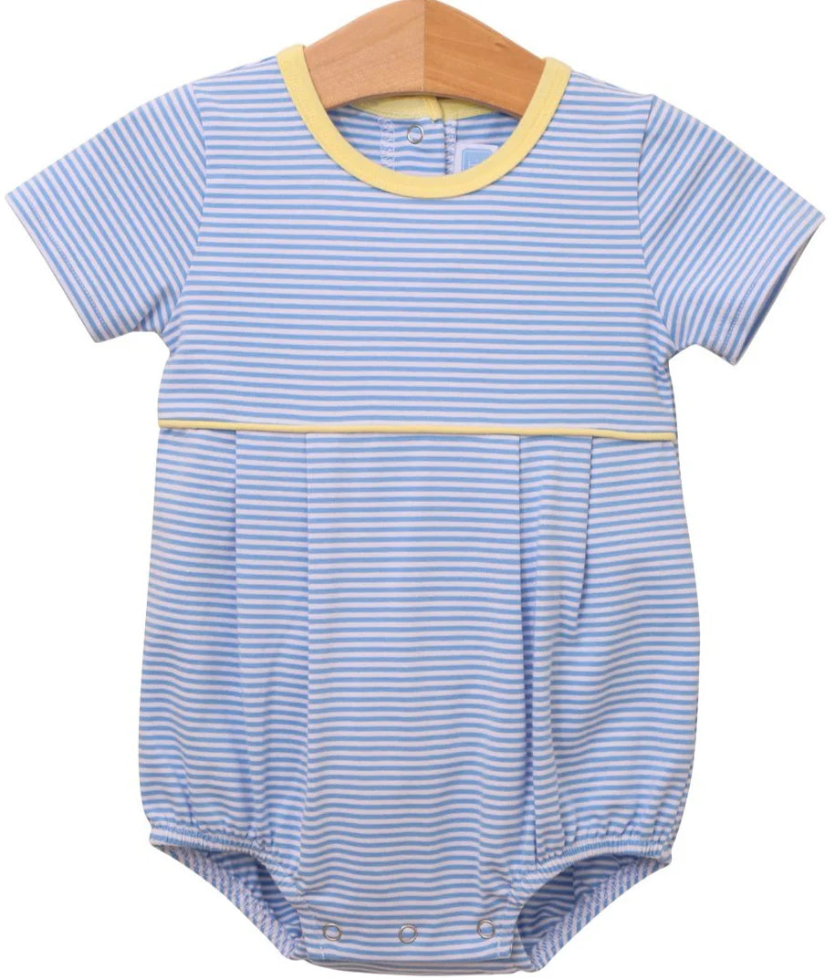 Bentley Bubble- Cornflower Stripe/Yellow