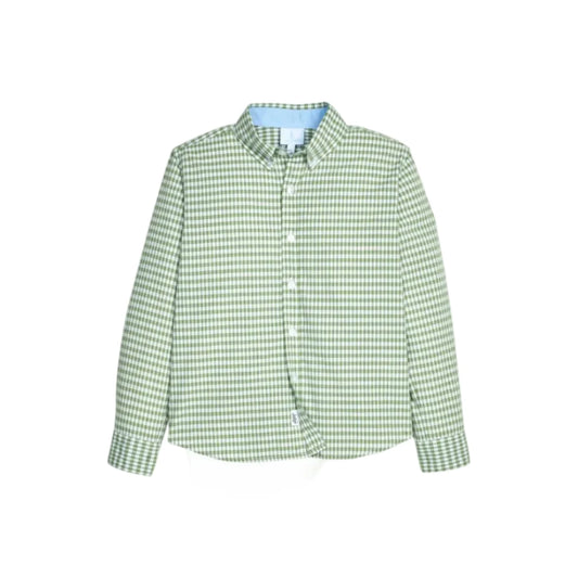 Button Down Shirt- Watercress Gingham
