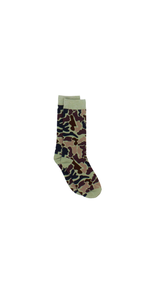 Boys Lucky Duck Sock Vintage Camo