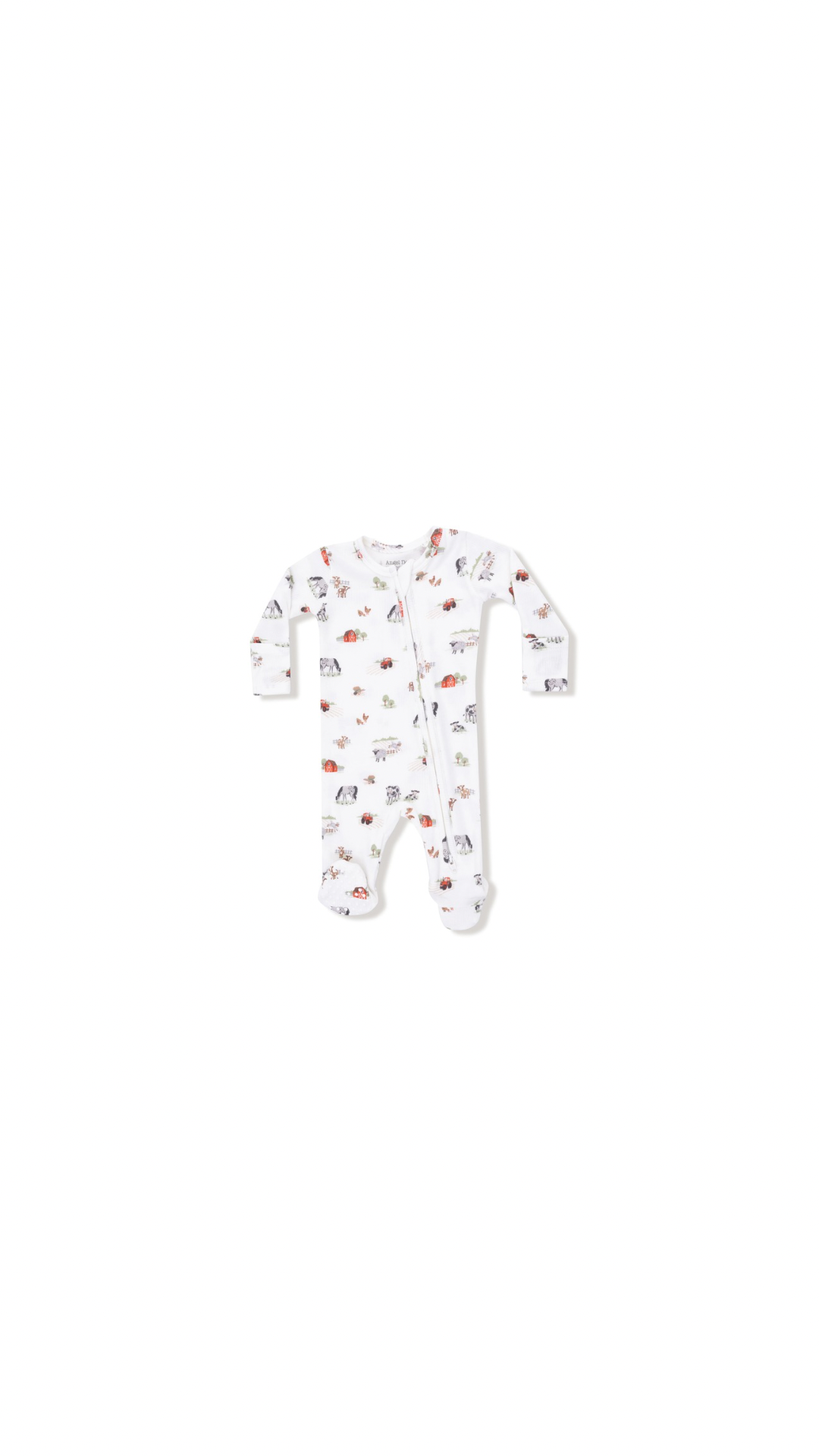 Little Farm - 2 Way Zipper Footie