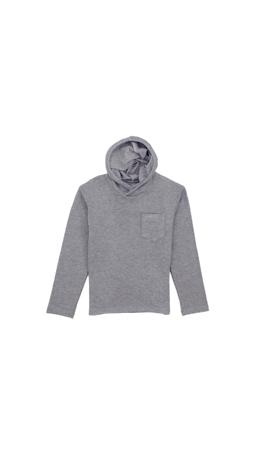 Boys Shoreline Hoodie Long Sleeve Heather Grey