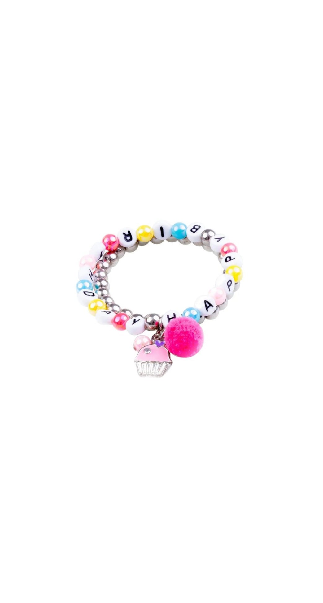 Happy Birthday Bracelet Set, 2pc
