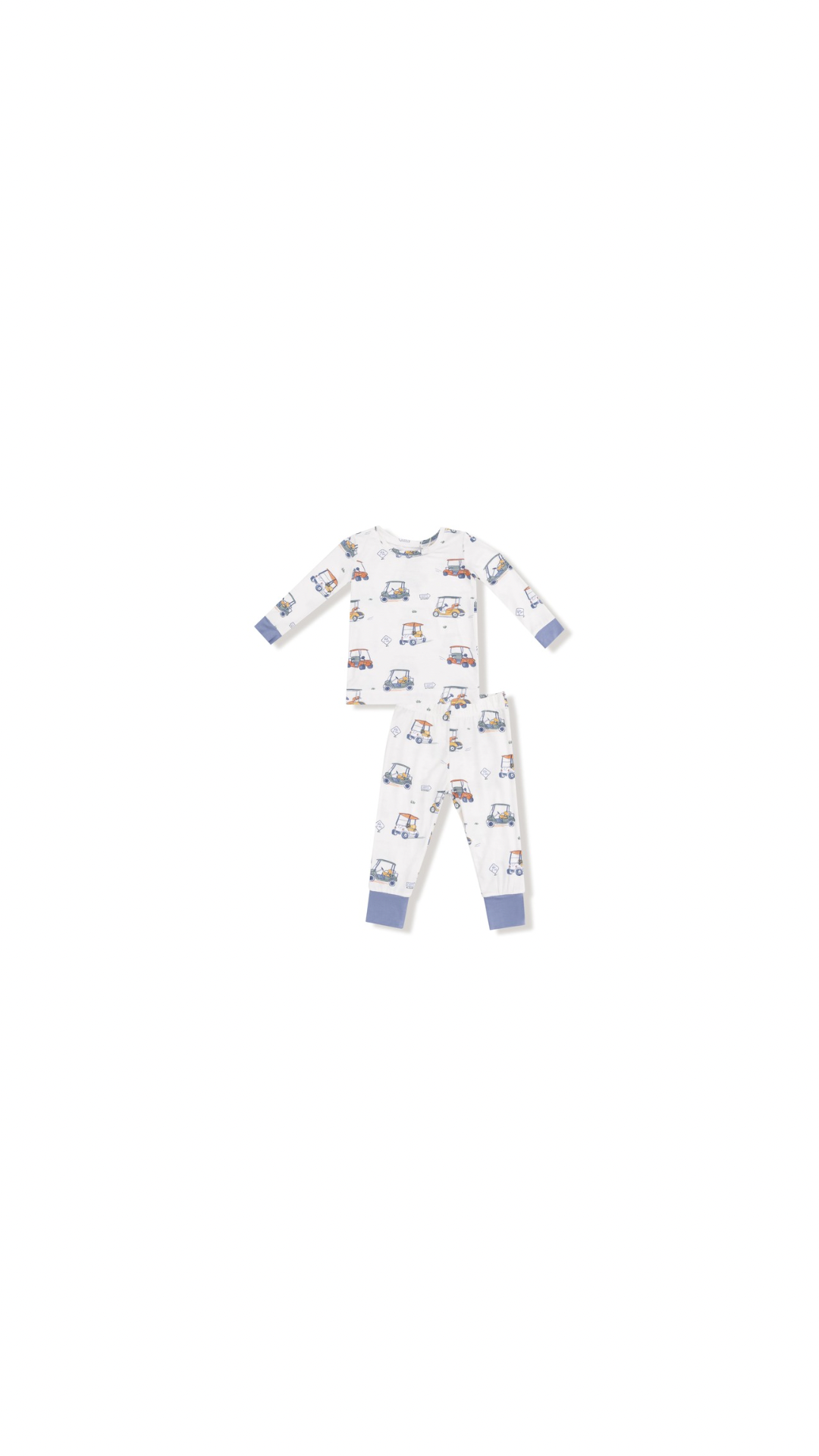 Zooming Golf Carts - Long Sleeve Loungewear Set