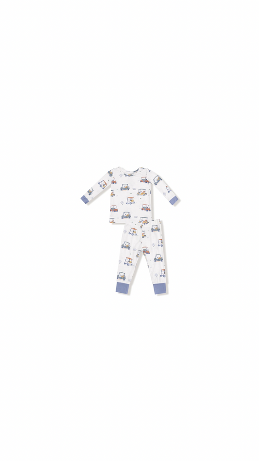 Zooming Golf Carts - Long Sleeve Loungewear Set