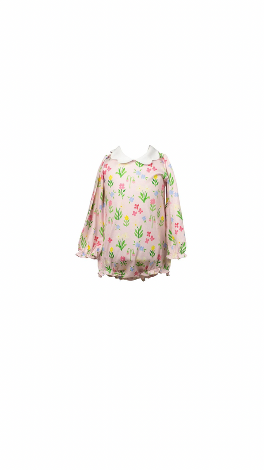 English Garden Long Sleeve Girl Bubble