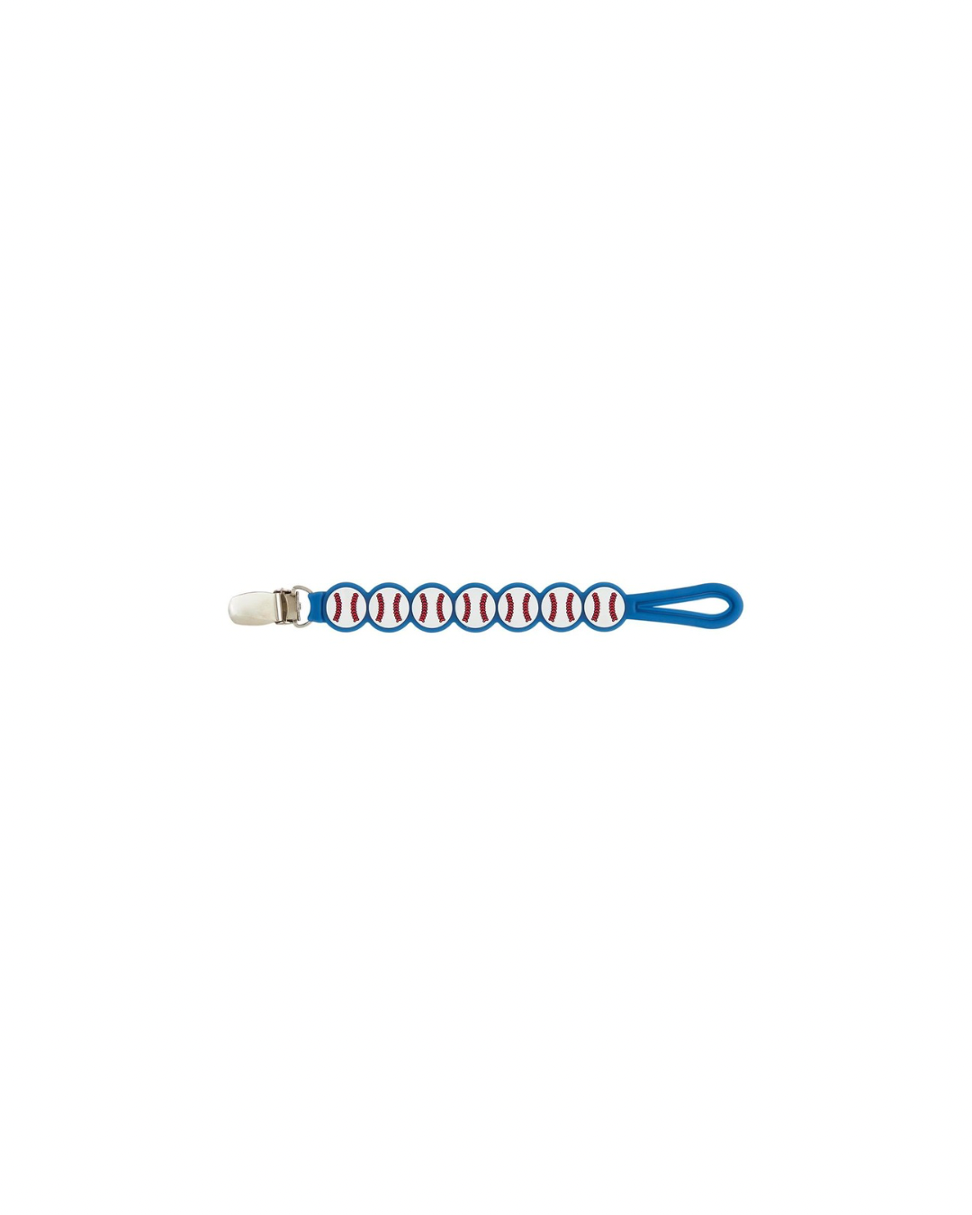 Baseball Silicone Pacy Strap