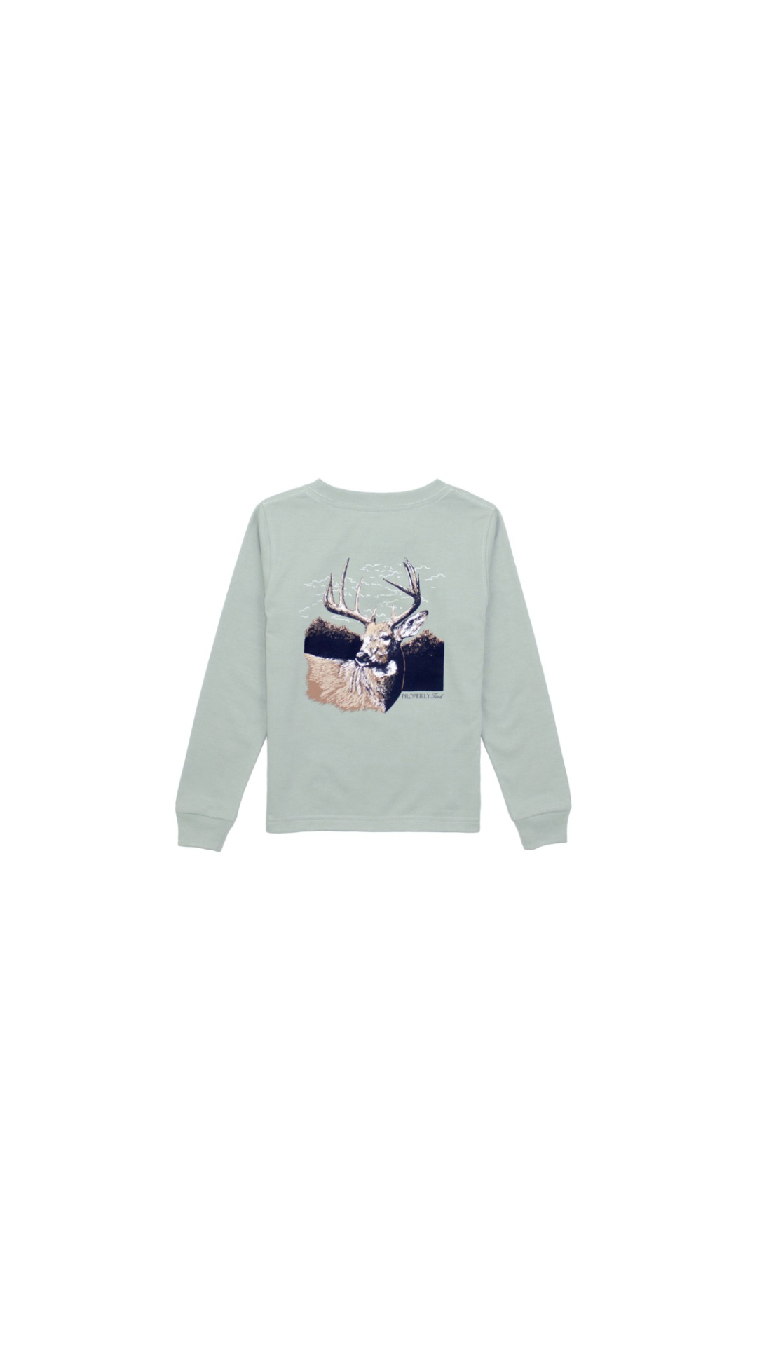 Boys Buck Long Sleeve Sage