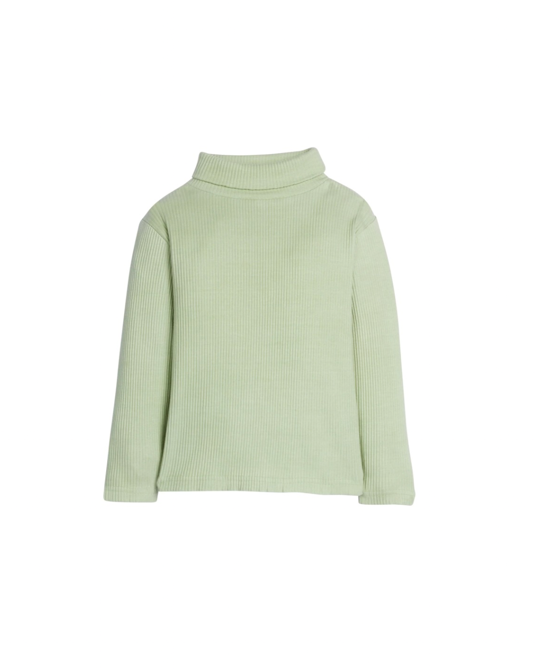 Ribbed Turtleneck - Pistachio Ice Cream